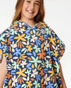Poncho Com Capuz Mixed Para Rapariga