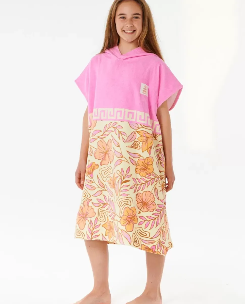Poncho De Toalha Com Capuz Para Rapariga