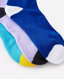 Retro Crew Fleece Sock 3 Pack