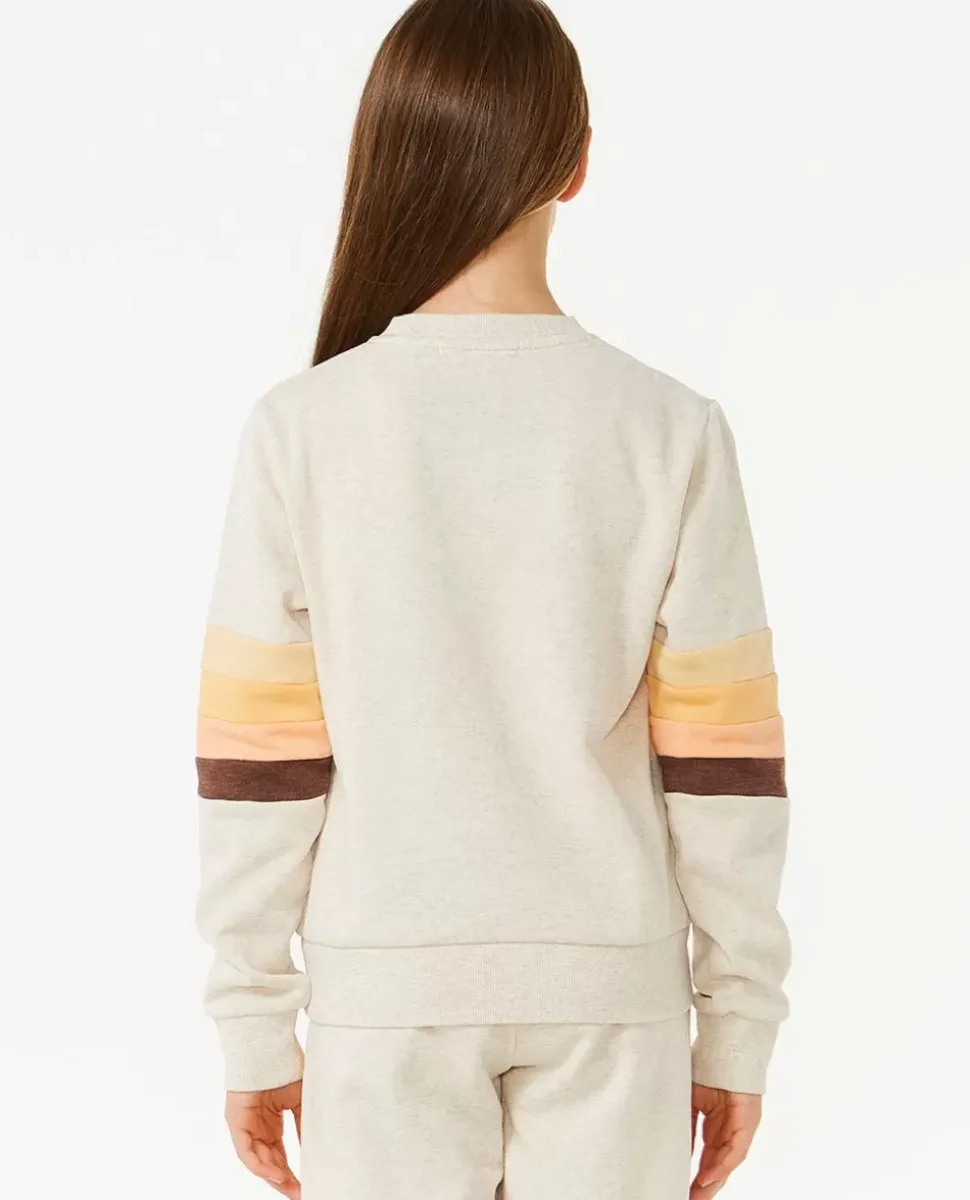 Revival Pannelled Crew Fleece Menina