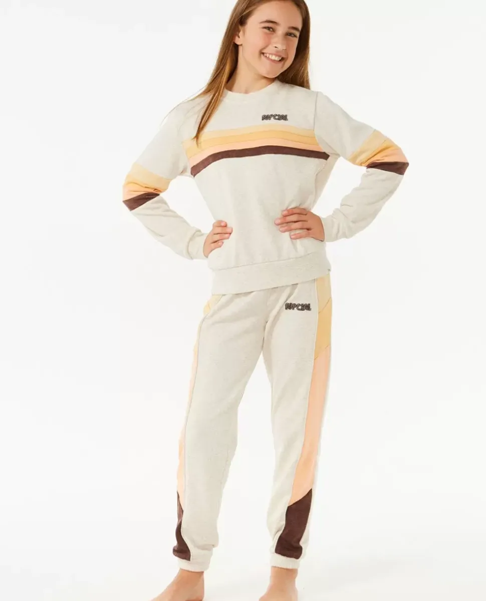 Revival Pannelled Crew Fleece Menina