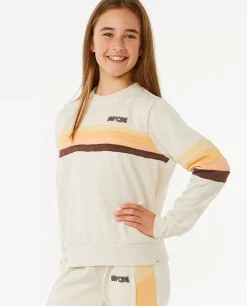 Revival Pannelled Crew Fleece Menina