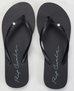 Script Wave Bloom Open Toe