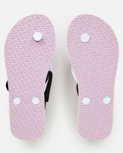 Script Wave Bloom Open Toe Girl
