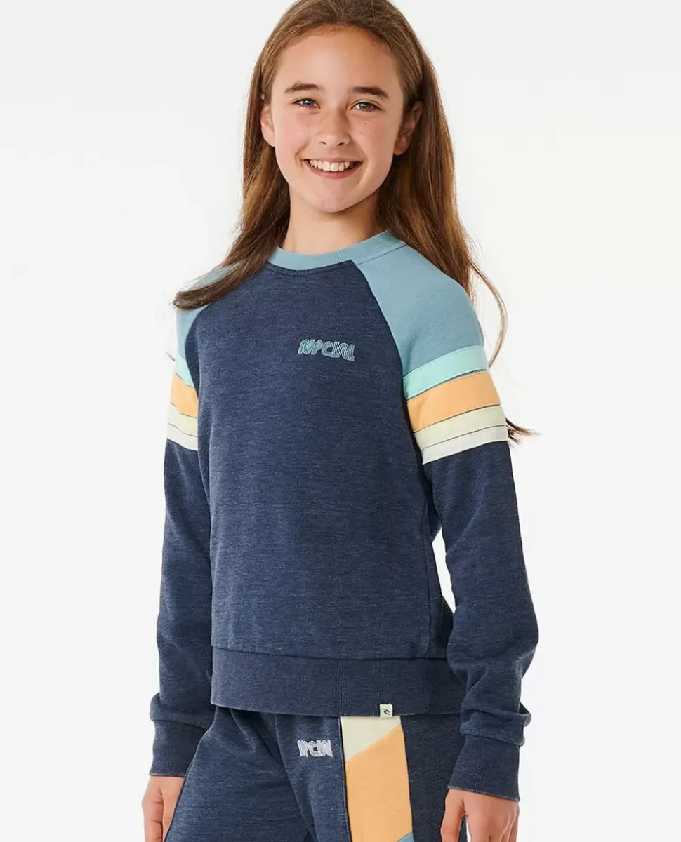 Surf Revival Raglan Crew Fleece Rapariga