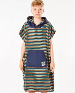 Surf Sock Hooded Toalha Poncho Boy