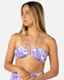 Top De Biquíni Com Halteres Palm Party