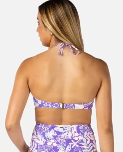 Top De Biquíni Com Halteres Palm Party