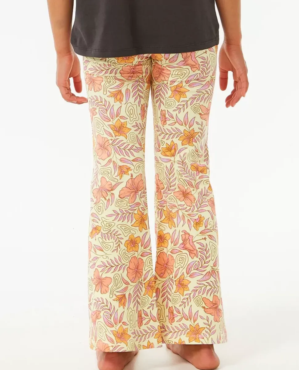 Tropic Floral Bell Pant Menina