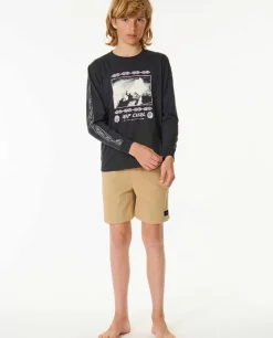 T-shirt De Manga Comprida Pure Surf Para Rapaz