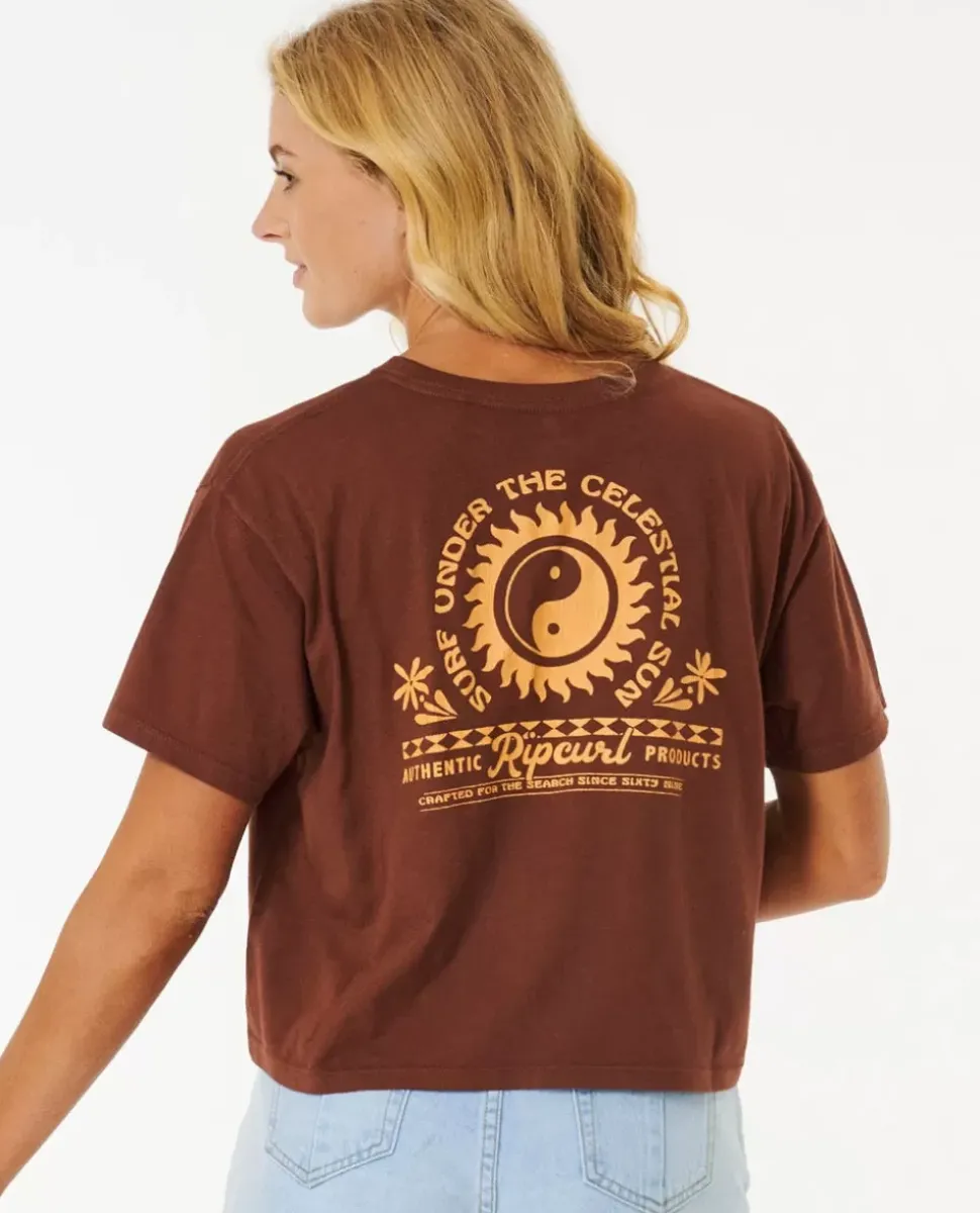 T-shirt De Manga Curta Celestial Sun Heritage