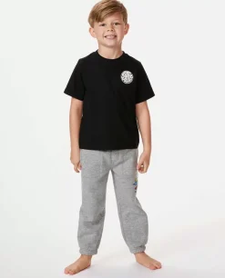 T-shirt De Manga Curta Com ícone De Fato De Mergulho Rapaz