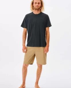 T-shirt De Manga Curta Com Lavagem Simples