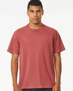 T-shirt De Manga Curta Com Lavagem Simples