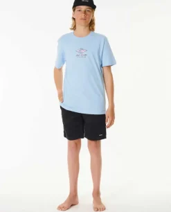T-shirt De Manga Curta Com Logótipo Pure Surf Para Rapaz