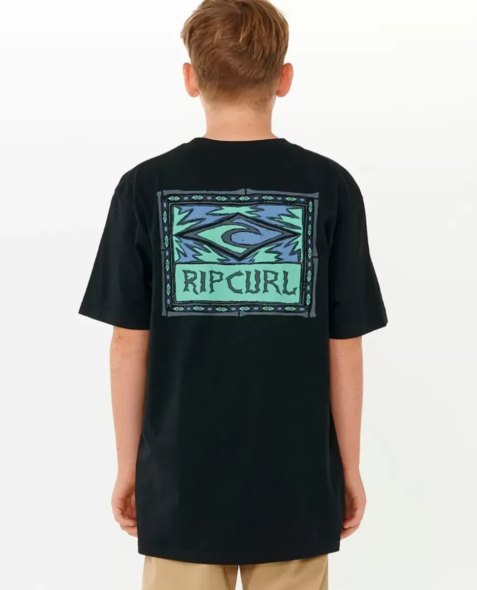 T-shirt De Manga Curta Com Logótipo Das Ilhas Perdidas