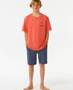 T-shirt De Manga Curta Com Logótipo Das Ilhas Perdidas