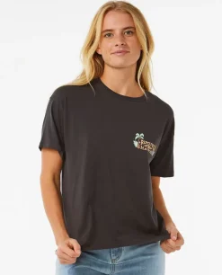 T-shirt De Manga Curta Descontraída Tiki Tropics
