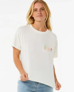 T-shirt De Manga Curta Descontraída Tiki Tropics