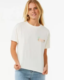 T-shirt De Manga Curta Descontraída Tiki Tropics