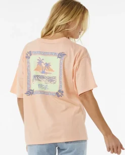 T-shirt De Manga Curta Island Heritage
