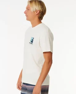 T-shirt De Manga Curta Line-up Surf Revival