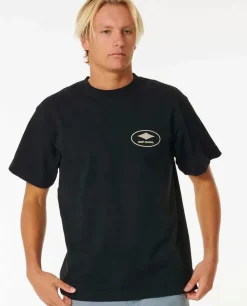 T-shirt De Manga Curta Oval Quality Surf Products