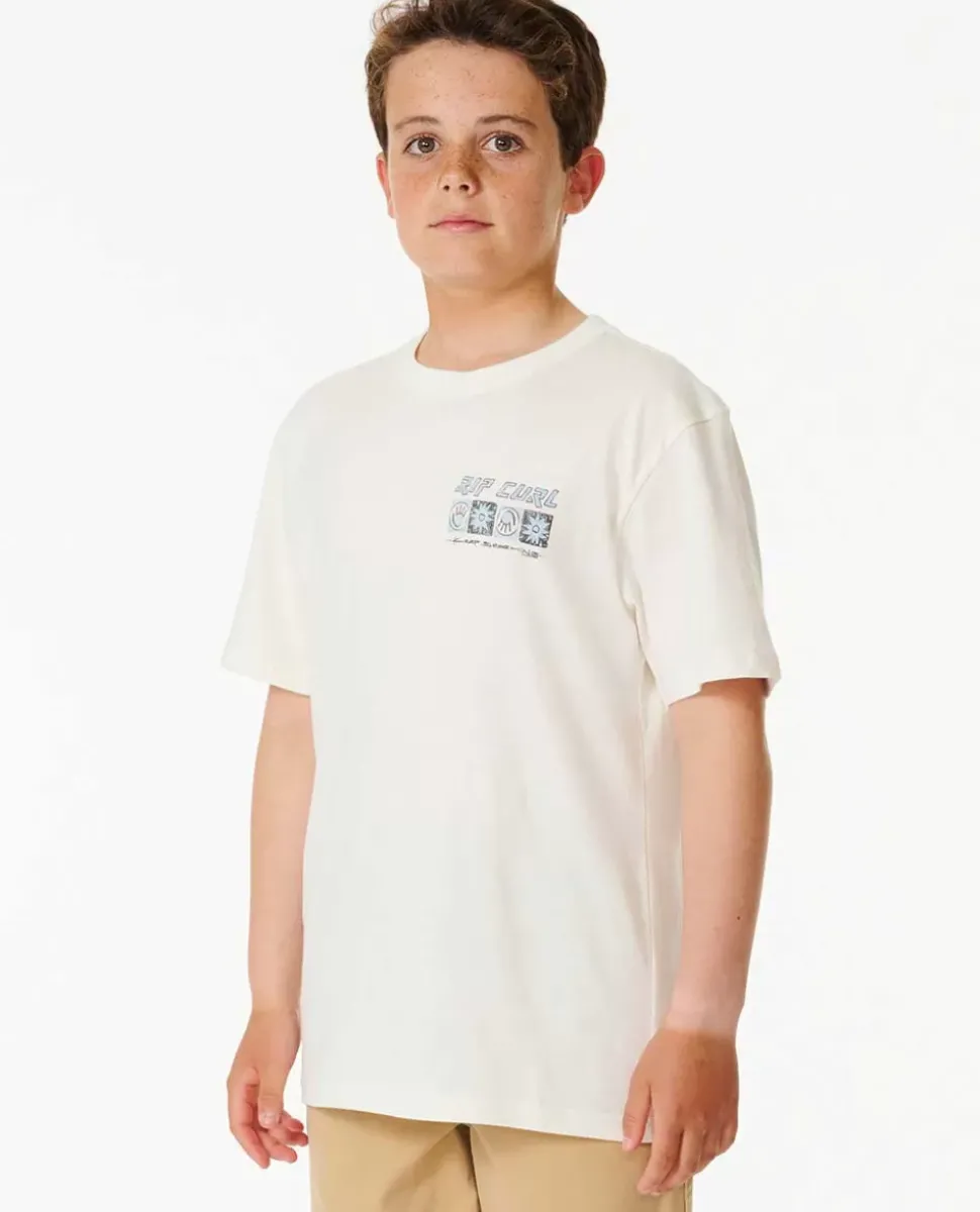 T-shirt De Manga Curta Pure Surf Searching Para Rapaz