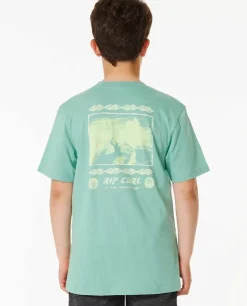 T-shirt De Manga Curta Pure Surf Art Para Rapaz