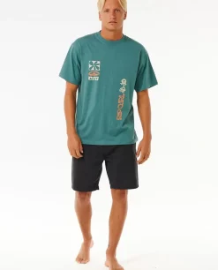 T-shirt De Manga Curta "Salt Water Culture Power Plants