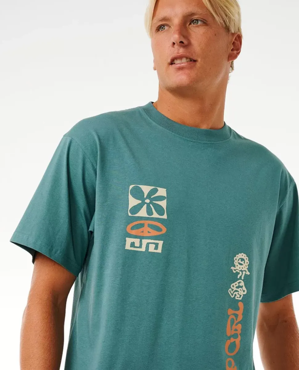T-shirt De Manga Curta "Salt Water Culture Power Plants