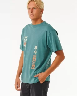 T-shirt De Manga Curta "Salt Water Culture Power Plants