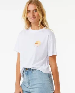 T-shirt De Manga Curta Relaxada Line Up