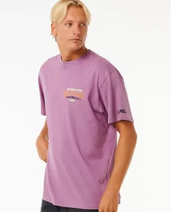 T-shirt De Manga Curta Rip Curl Pro Bells Beach 2024 Line Up