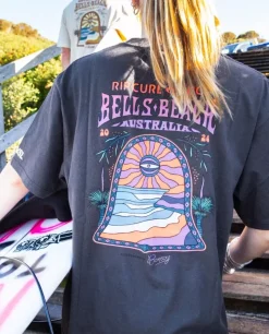 T-shirt De Manga Curta Rip Curl Pro Bells Beach 2024 Line Up