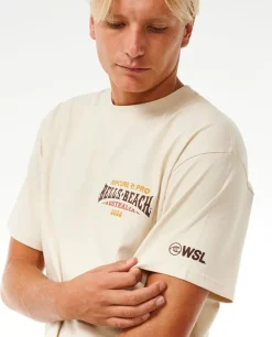 T-shirt De Manga Curta Rip Curl Pro Bells Beach 2024 Line Up