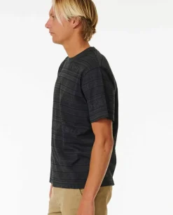 T-shirt De Manga Curta Salt Water Culture Land Lines