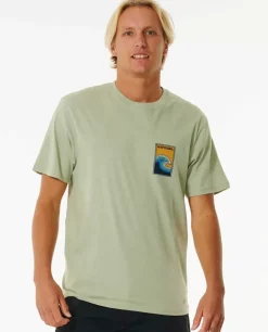T-shirt De Manga Curta Salt Water Culture Blazing Tubes