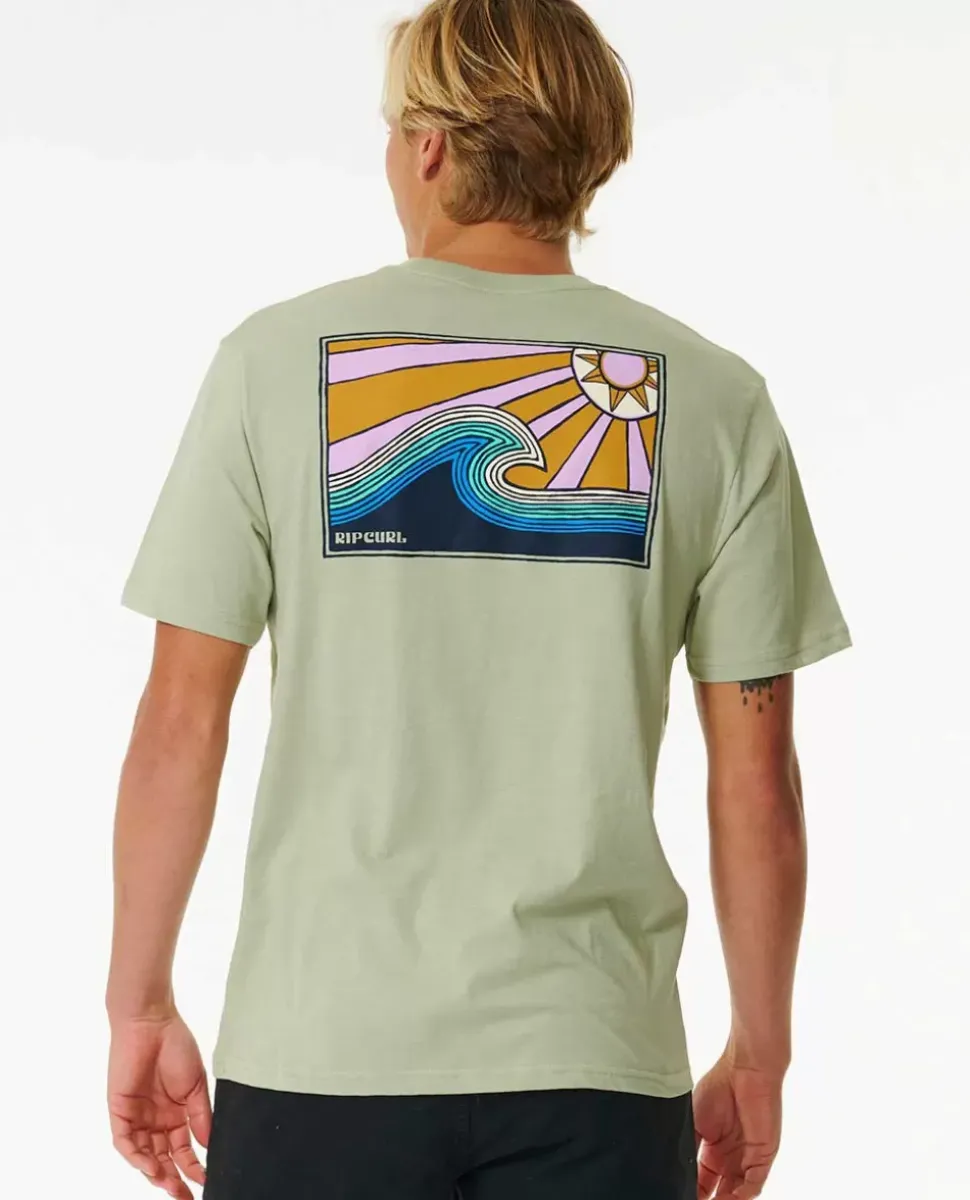 T-shirt De Manga Curta Salt Water Culture Blazing Tubes