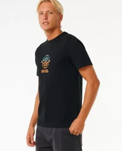 T-shirt De Manga Curta Salt Water Culture Globe