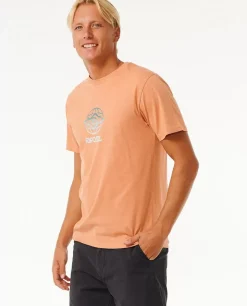 T-shirt De Manga Curta Salt Water Culture Globe