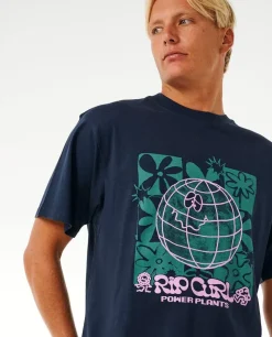 T-shirt De Manga Curta Salt Water Culture Earth Power