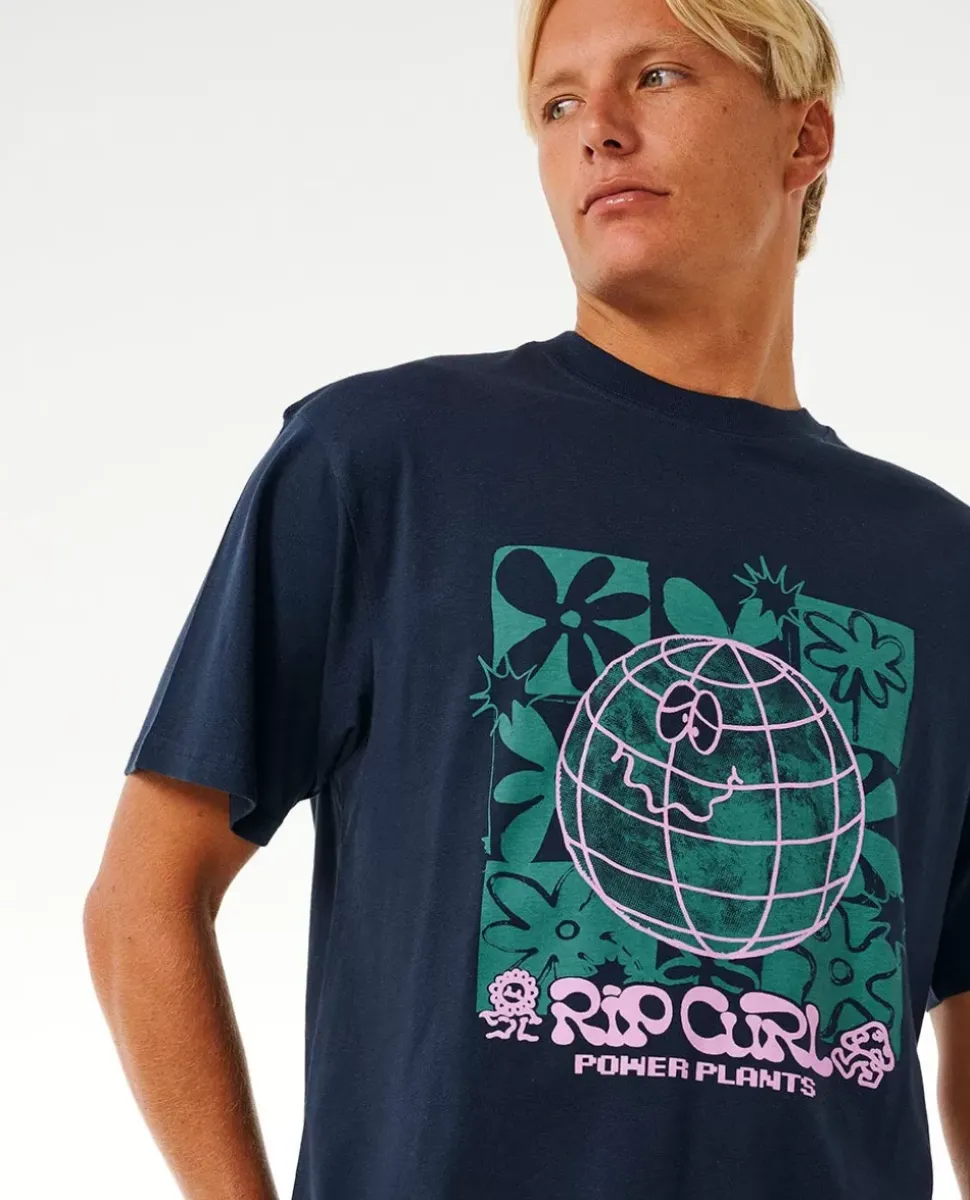 T-shirt De Manga Curta Salt Water Culture Earth Power