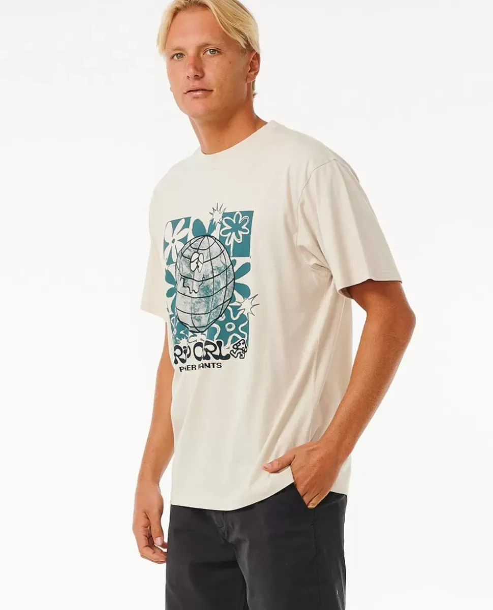 T-shirt De Manga Curta Salt Water Culture Earth Power