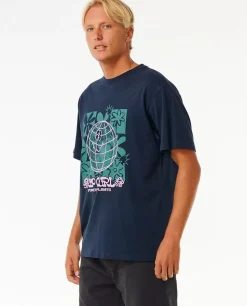 T-shirt De Manga Curta Salt Water Culture Earth Power