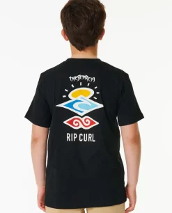 T-shirt De Manga Curta Search Icon Para Rapaz