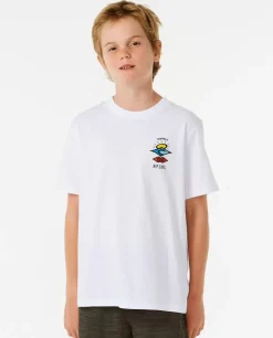 T-shirt De Manga Curta Search Icon Para Rapaz