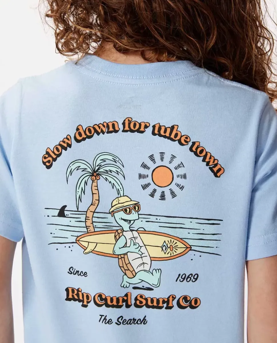 T-shirt De Manga Curta Shred Town Art Para Rapaz
