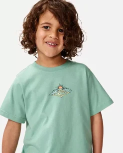 T-shirt De Manga Curta Shred Town Barrel Para Rapaz
