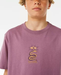 T-shirt De Manga Curta Snake Das Ilhas Perdidas Rapaz